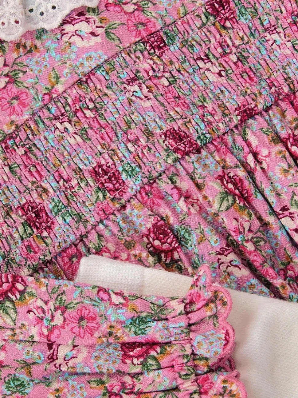 Monsoon Pink Newborn Dollie Romper Set