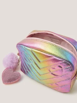 Monsoon Pink Quilted Rainbow Bag