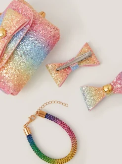 Monsoon Pink Super Glitz Bag & Accessories Set