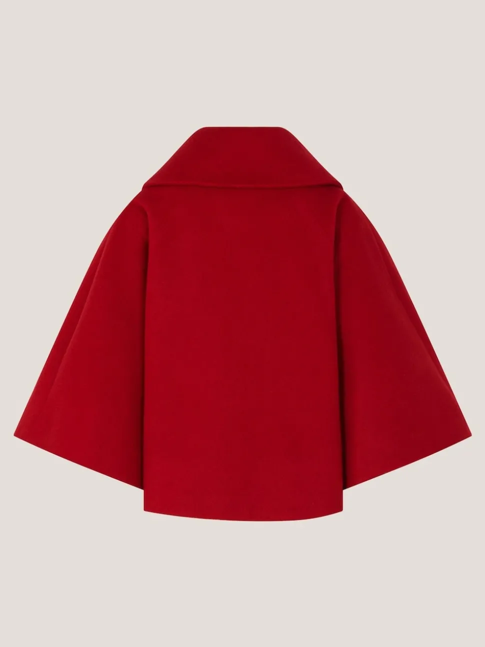 Monsoon Red Velvet Bow Cape