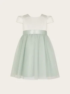 Monsoon Sage Tulle Baby Flower Girl Dress