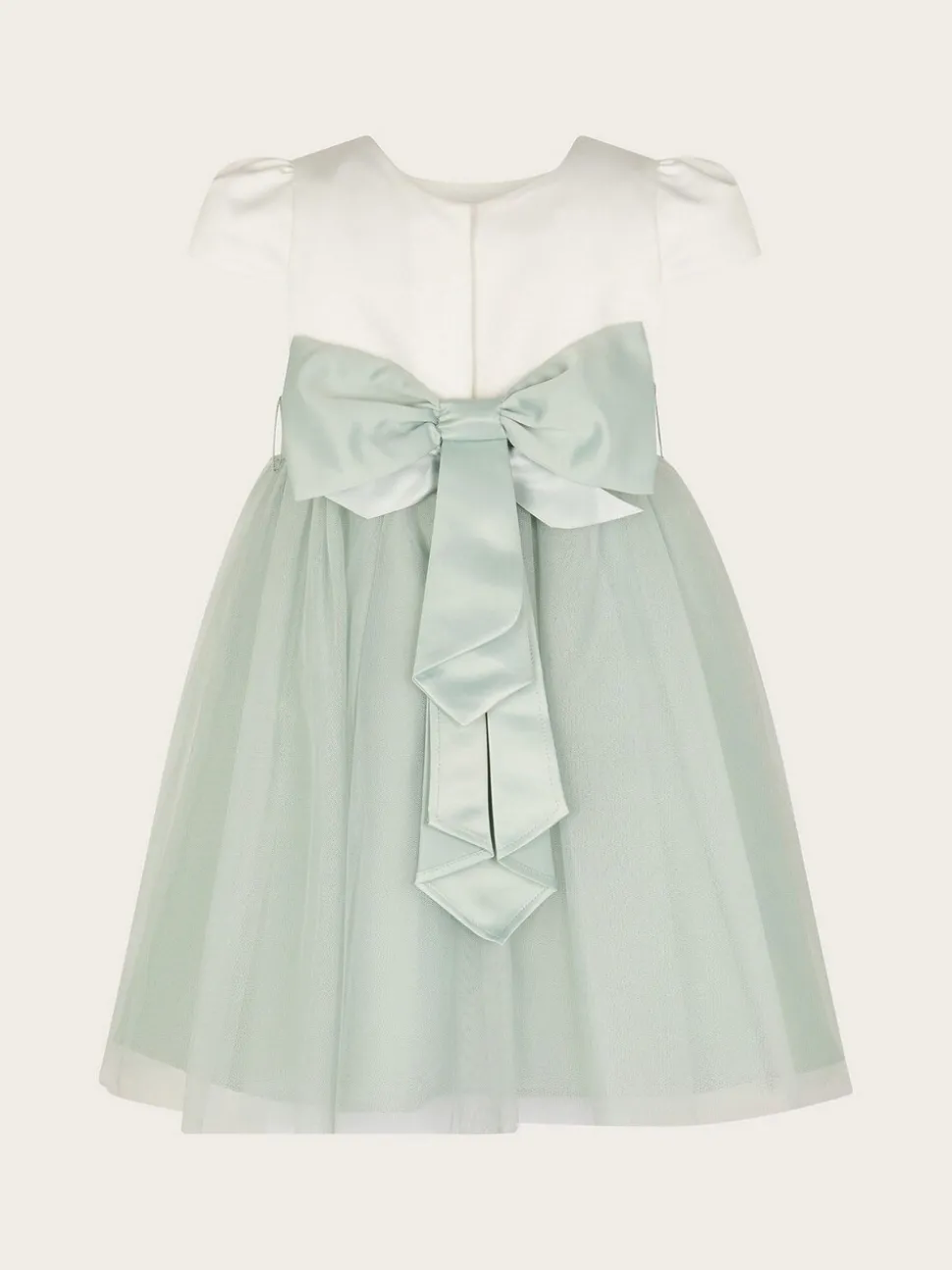 Monsoon Sage Tulle Baby Flower Girl Dress