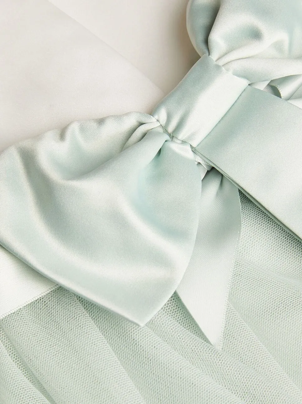Monsoon Sage Tulle Baby Flower Girl Dress