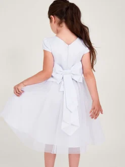 Monsoon White Tulle Flower Girl Dress