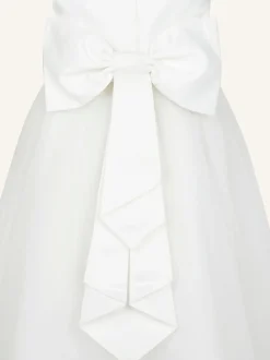 Monsoon White Tulle Flower Girl Dress