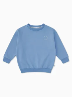 MORI Blue Cotton Comfy Baggy Sweatshirt