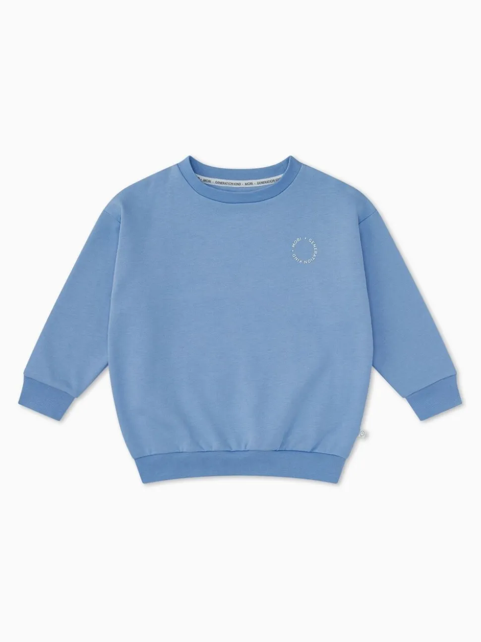 MORI Blue Cotton Comfy Baggy Sweatshirt