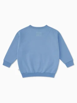 MORI Blue Cotton Comfy Baggy Sweatshirt