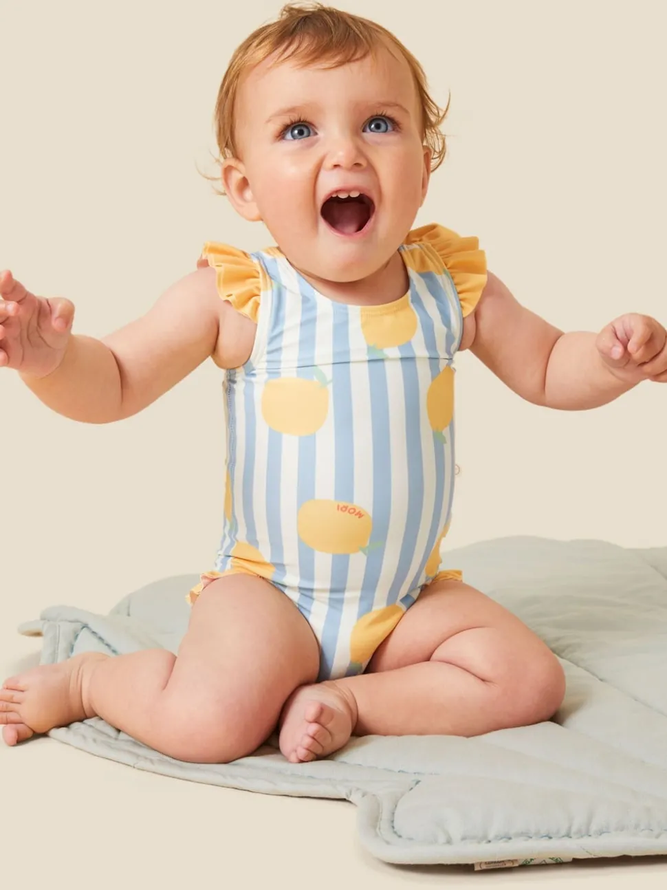 MORI Blue Stripe Swimsuit