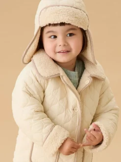 MORI Cream Supersoft Cosy Trapper Hat