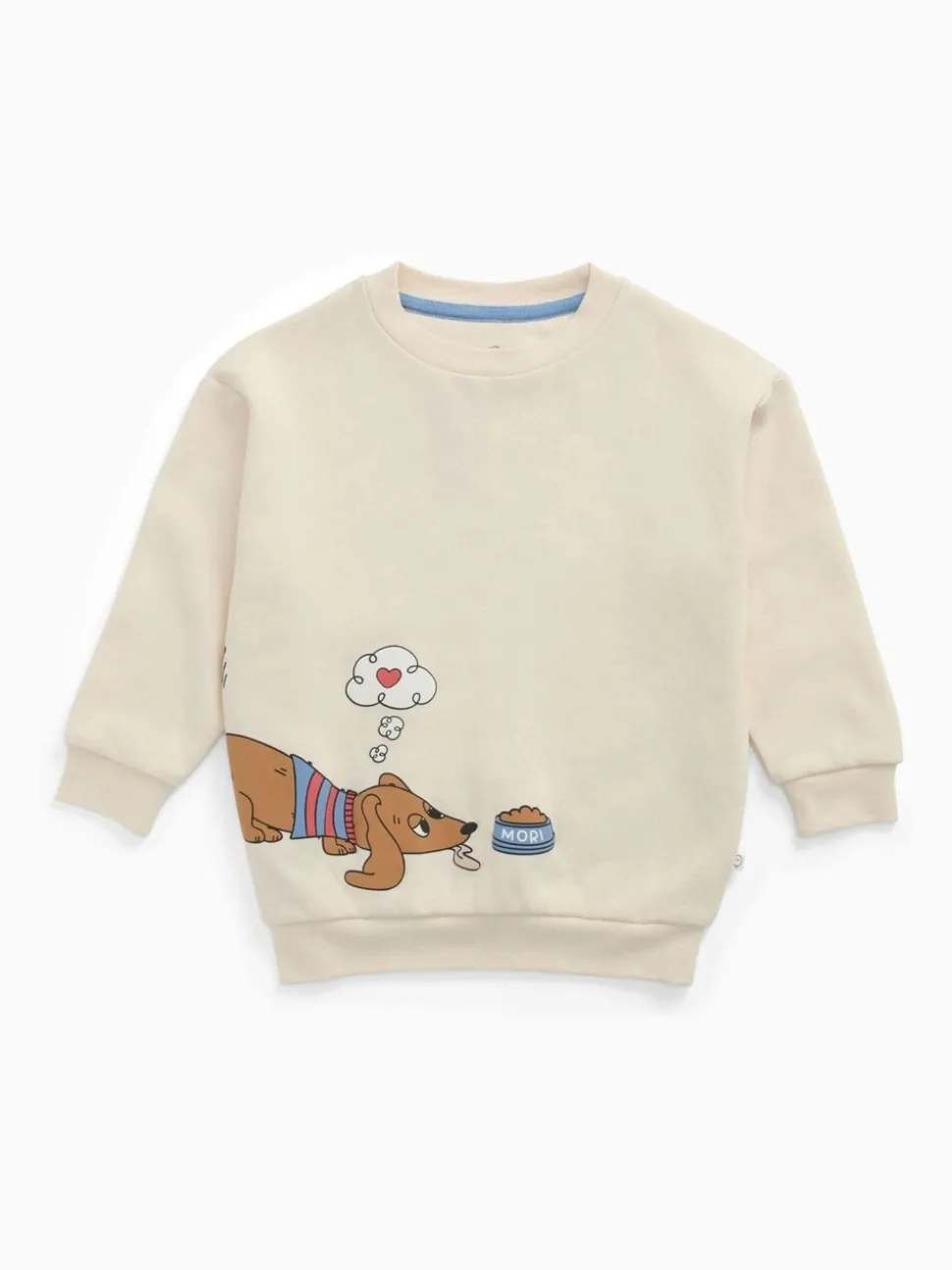 MORI Cream Supersoft Daydreaming Dog Sweatshirt