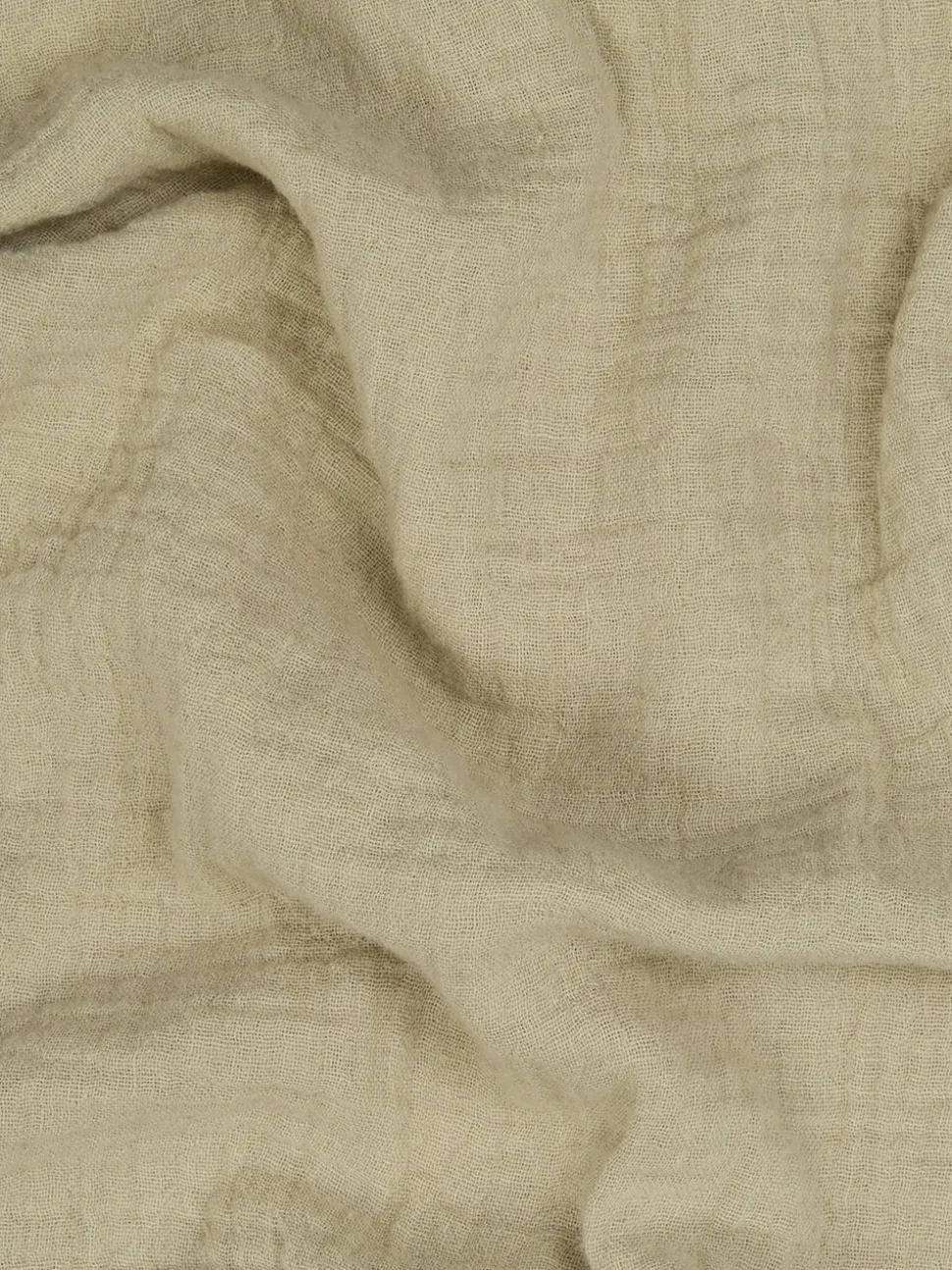 MORI Green Cotton Muslin Shorts