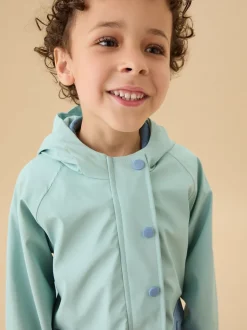 MORI Green Dinosaur Lined Waterproof Coat