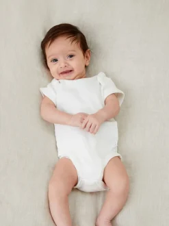 MORI Natural Supersoft Short Sleeve Bodysuit