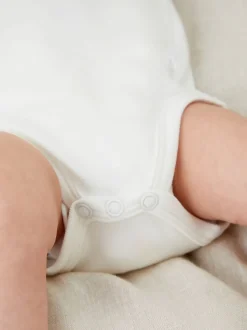 MORI Natural Supersoft Short Sleeve Bodysuit