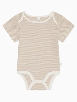 MORI Natural Supersoft Short Sleeve Bodysuit