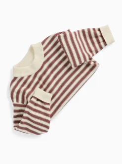 MORI Pink Stripe Supersoft Knitted Jumper