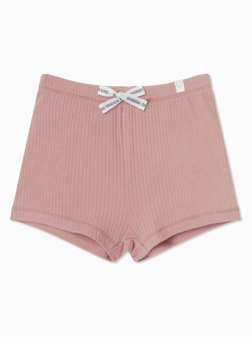 MORI Pink Supersoft Ribbed Stretch Shorts