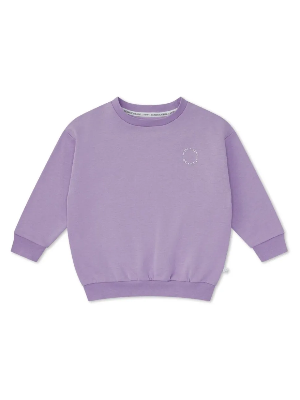 MORI Purple Cotton Comfy Baggy Sweatshirt