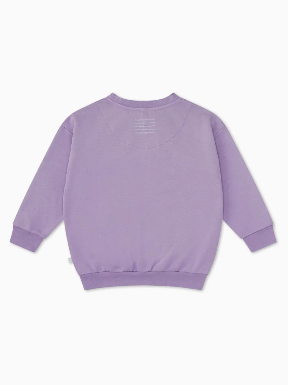 MORI Purple Cotton Comfy Baggy Sweatshirt