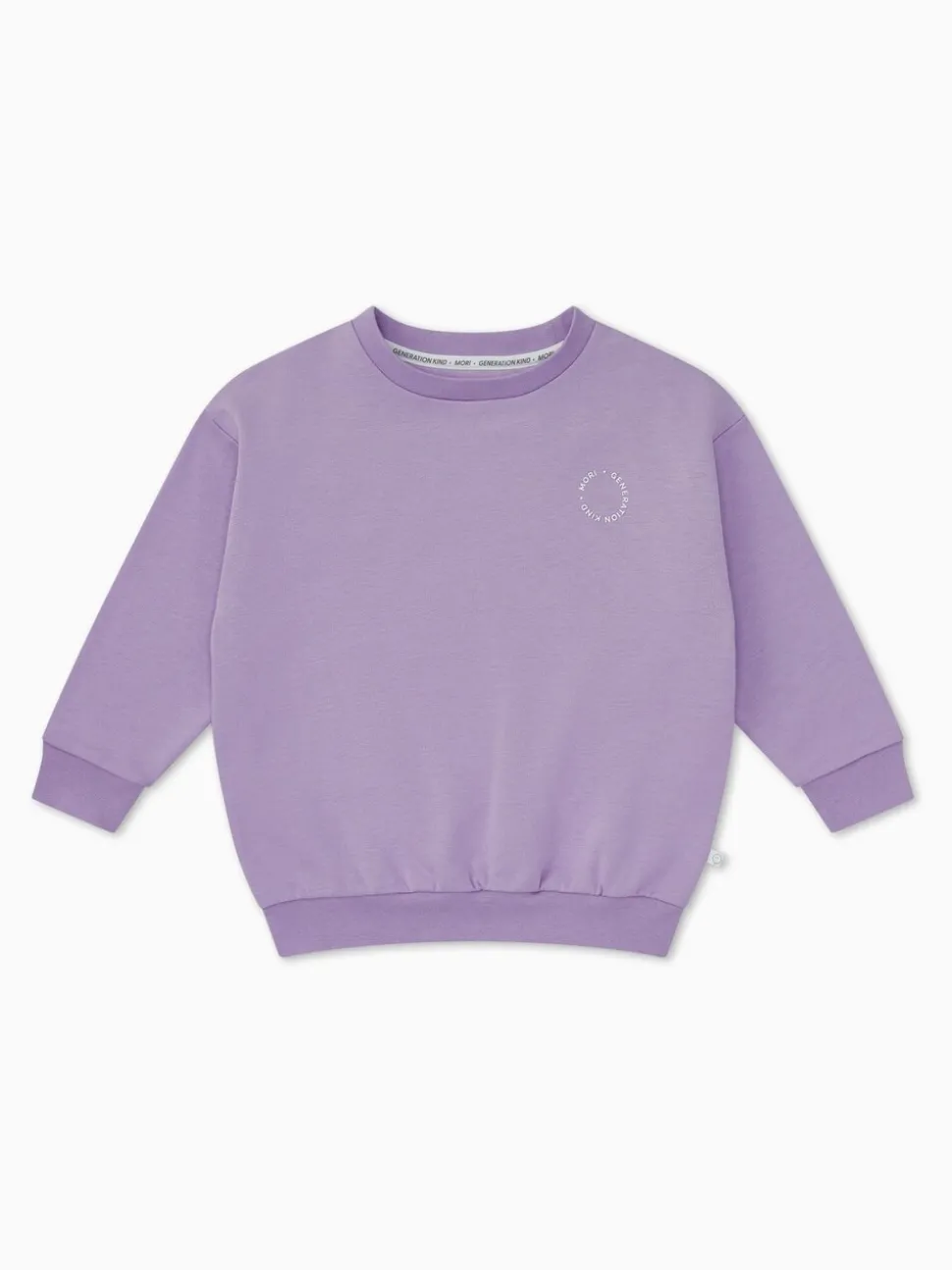 MORI Purple Cotton Comfy Baggy Sweatshirt