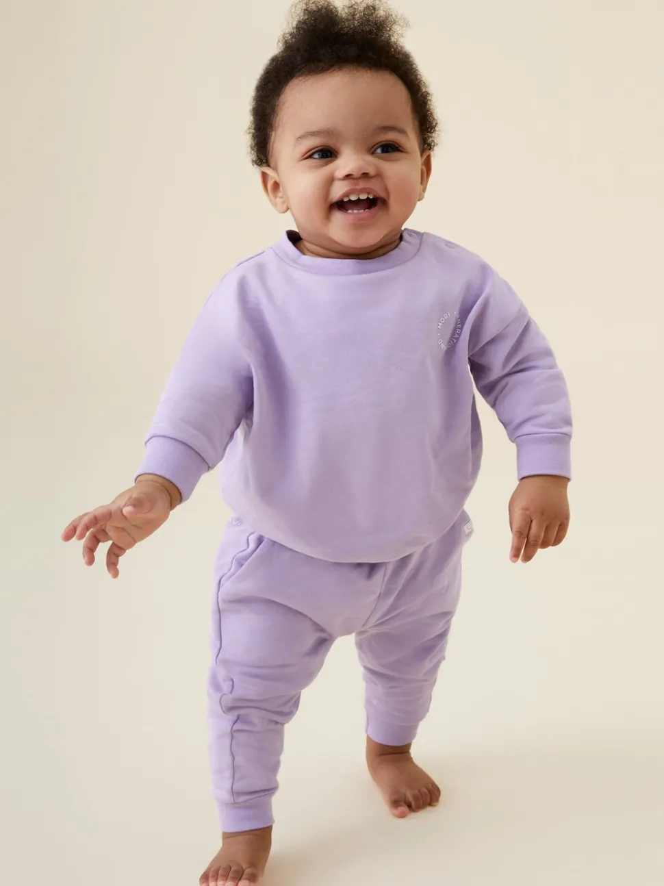 MORI Purple 100% Cotton Comfy Joggers