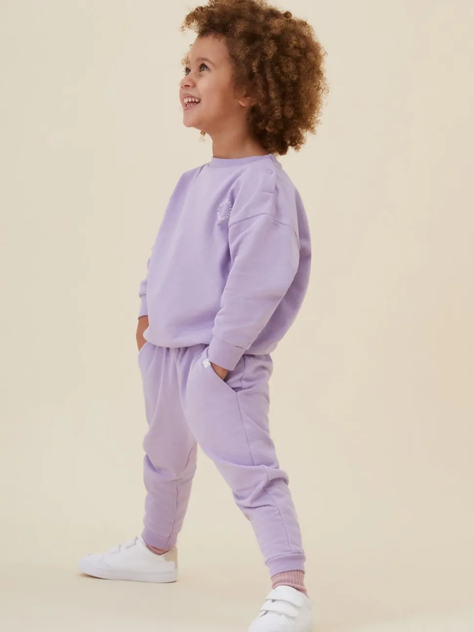 MORI Purple 100% Cotton Comfy Joggers