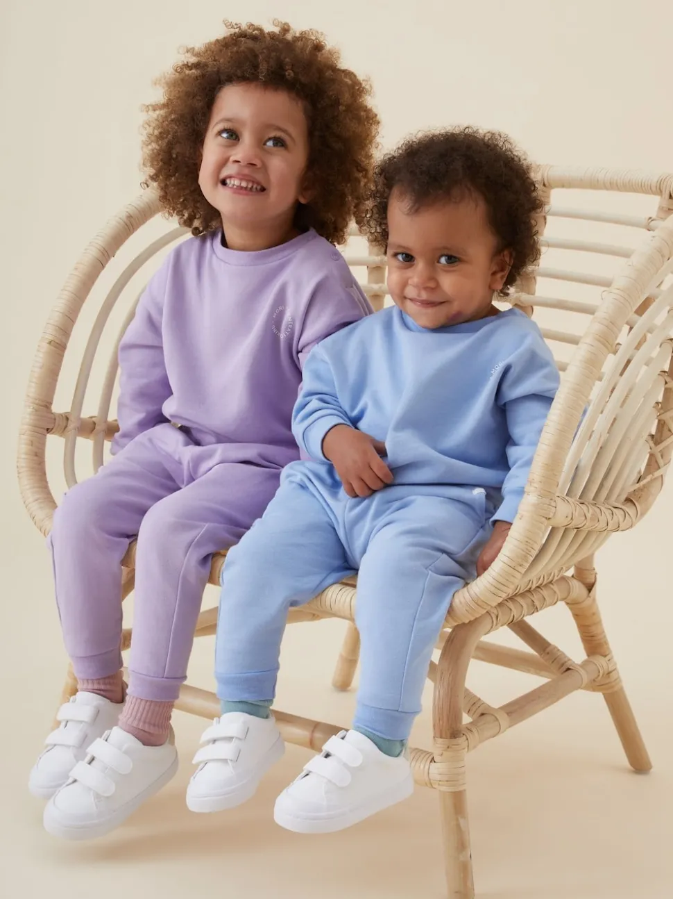 MORI Purple 100% Cotton Comfy Joggers