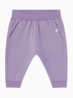 MORI Purple 100% Cotton Comfy Joggers