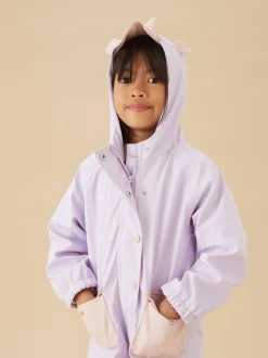 MORI Purple Unicorn Lined Waterproof Coat