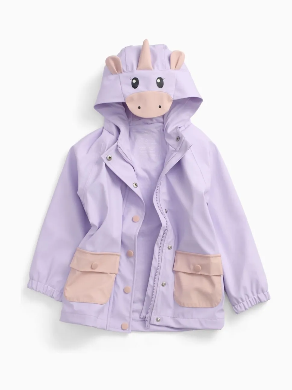 MORI Purple Unicorn Lined Waterproof Coat
