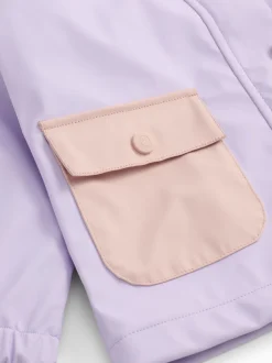 MORI Purple Unicorn Lined Waterproof Coat