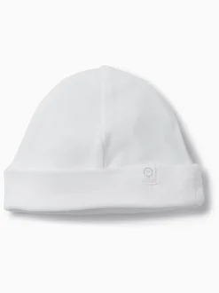 MORI White Supersoft Baby Hat