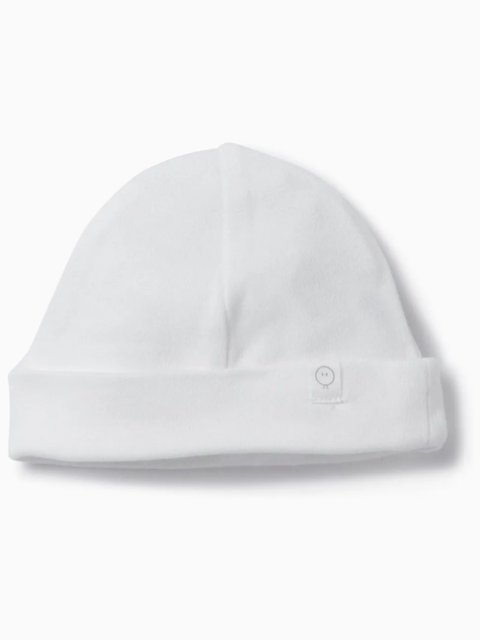 MORI White Supersoft Baby Hat