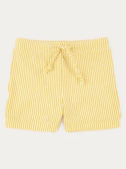 MORI Yellow BY Seersucker Swimming Trunks