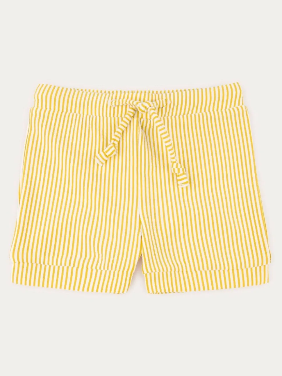 MORI Yellow BY Seersucker Swimming Trunks