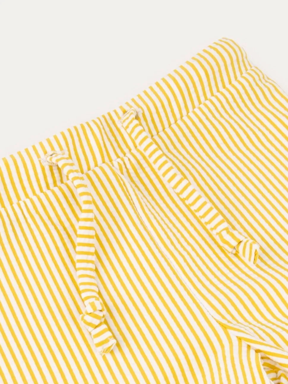 MORI Yellow BY Seersucker Swimming Trunks