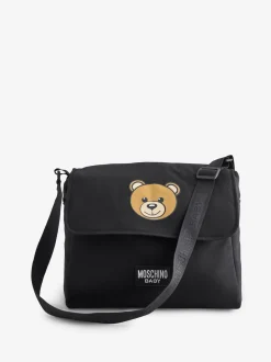 Moschino Black Logo Changing Bag