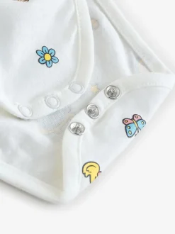Moschino Natural Baby Logo Bodysuits 2 Pack With Giftbox