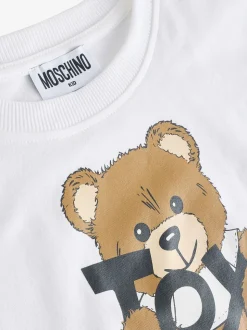 Moschino White Logo T-Shirt & Leggings Set