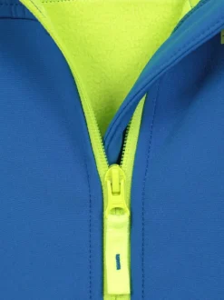 Mountain Warehouse Aqua Blue Exodus Kids Water Resistant Softshell Jacket