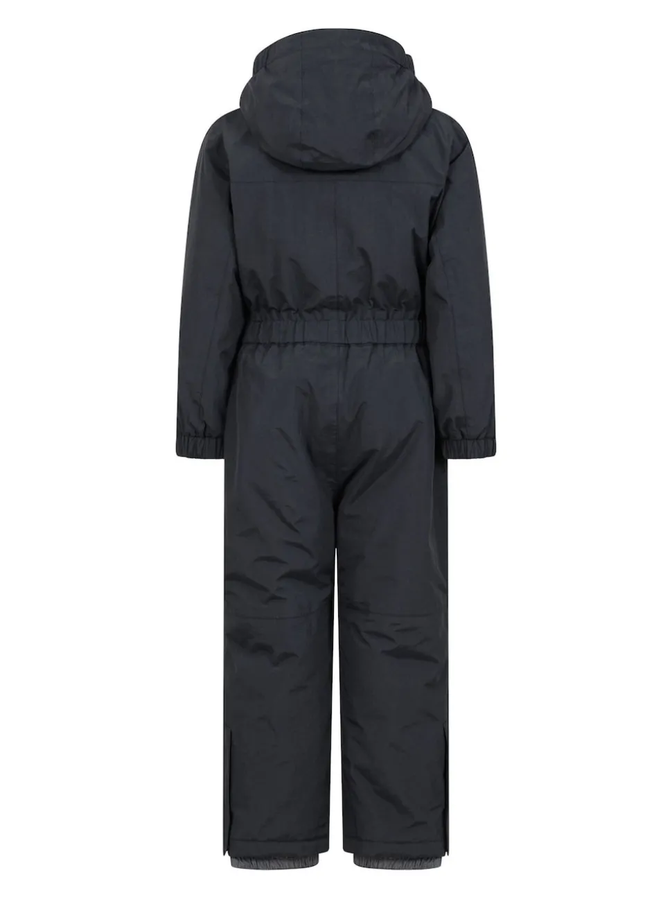 Mountain Warehouse Black Cloud Kids All In One Waterproof Fleece Lined Snowsuit
