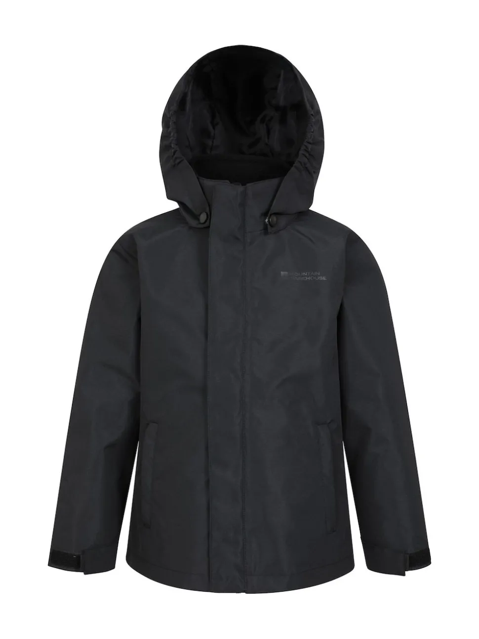 Mountain Warehouse Black Fell 3-In-1 Water Resistant Jacket