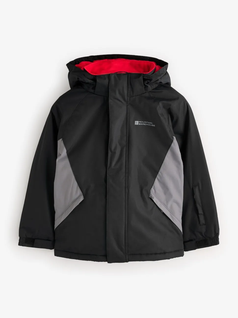 Mountain Warehouse Black Fleece Lined Snow Ski Jacket And Trousers Set
