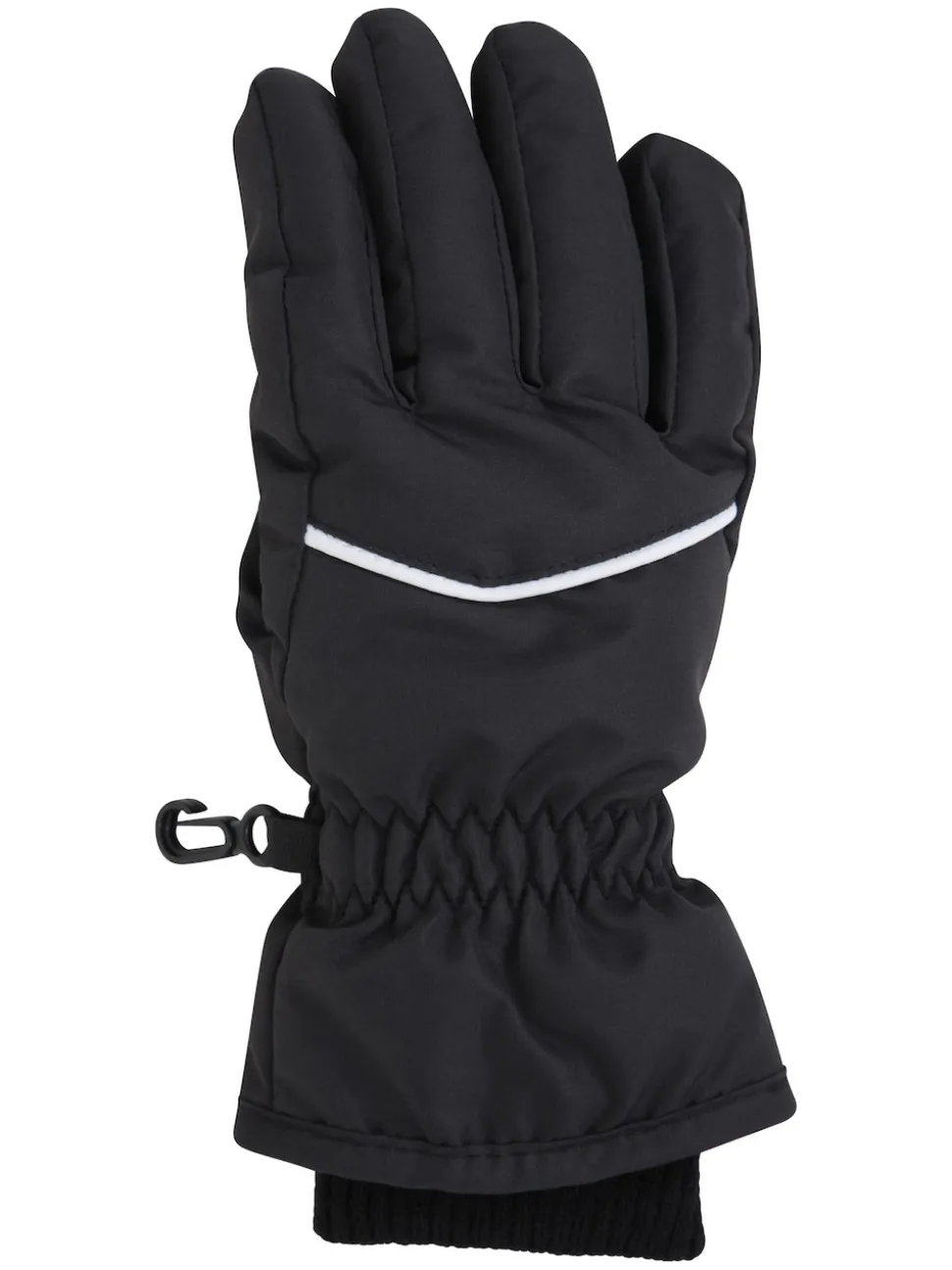 Mountain Warehouse Black Isotherm Fur Lined Hat & Snow Gloves Set