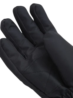 Mountain Warehouse Black Isotherm Fur Lined Hat & Snow Gloves Set