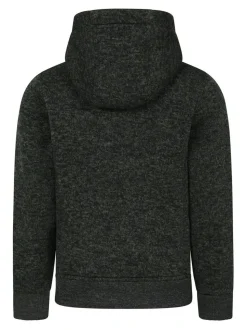 Mountain Warehouse Black Nevis Sherpa Lined Kids Hoodie