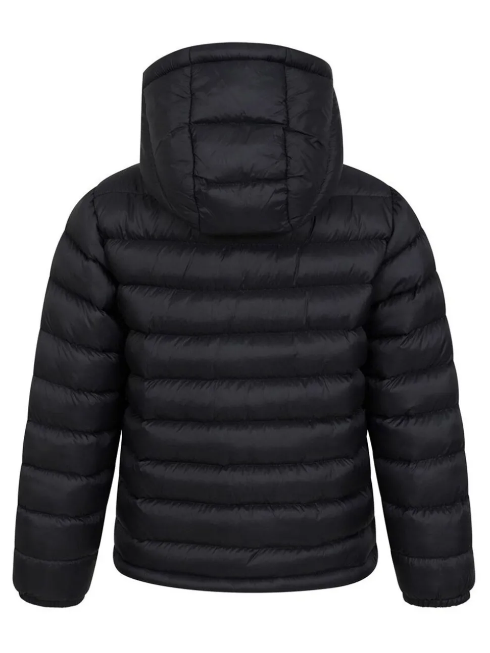 Mountain Warehouse Black Seasons II Kids Water-Resistant Padded Jacket