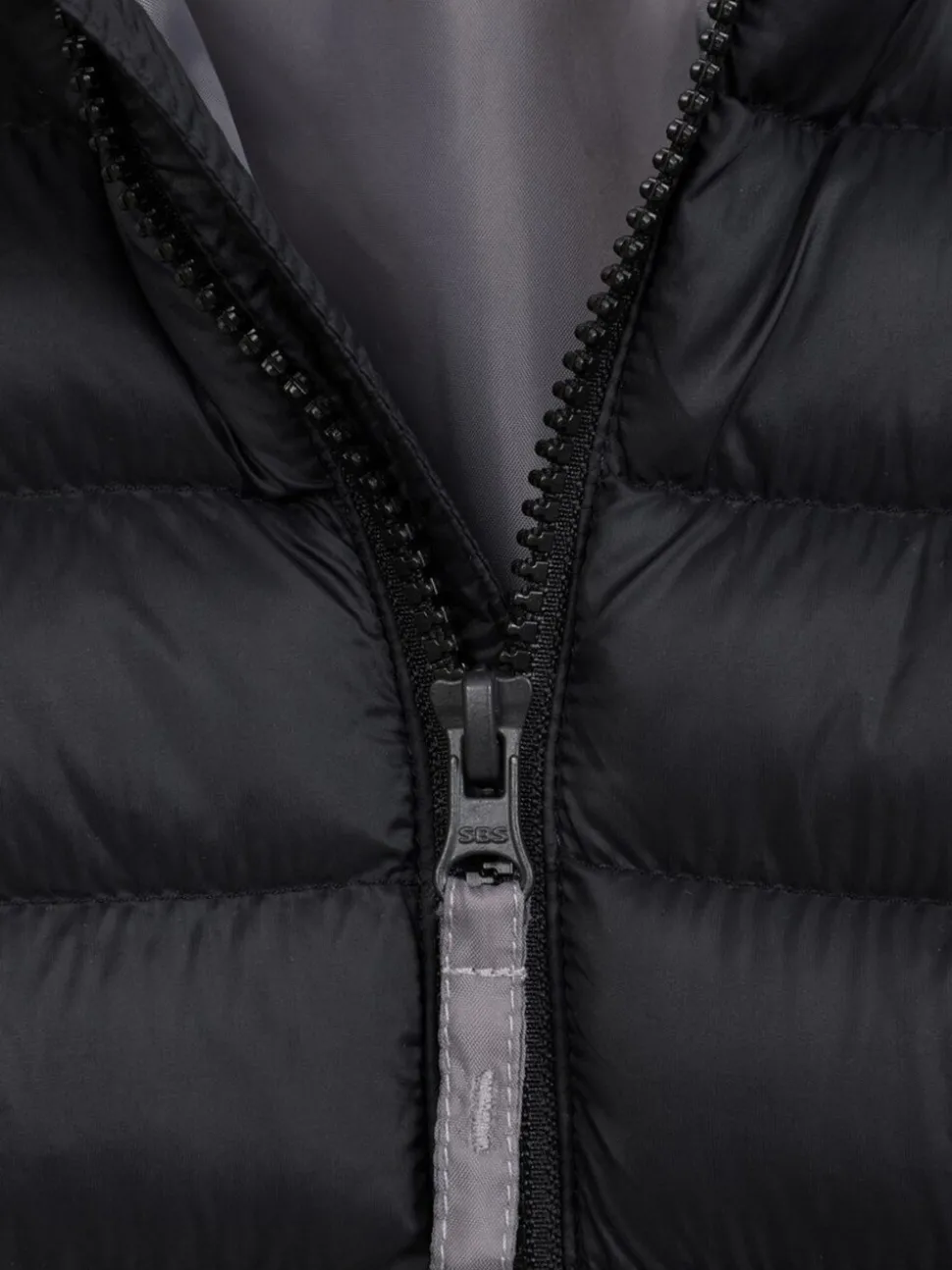 Mountain Warehouse Black Seasons II Kids Water-Resistant Padded Jacket