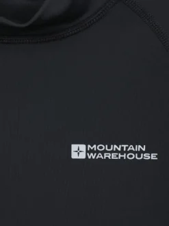 Mountain Warehouse Black Short Sleeved Rash Vest